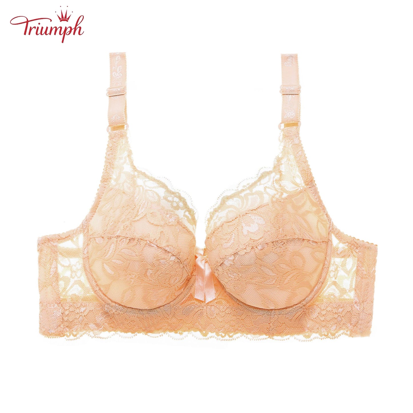Triumph - Ingyenes Kiszállítás，3 Csomagos Csipkés Push-Up Melltartó，Kényelmes és Légáteresztő