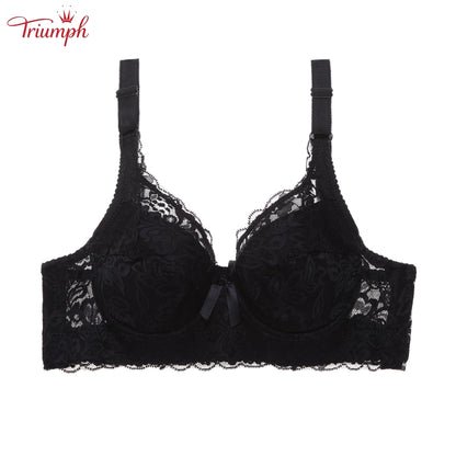 Triumph - Ingyenes Kiszállítás，3 Csomagos Csipkés Push-Up Melltartó，Kényelmes és Légáteresztő