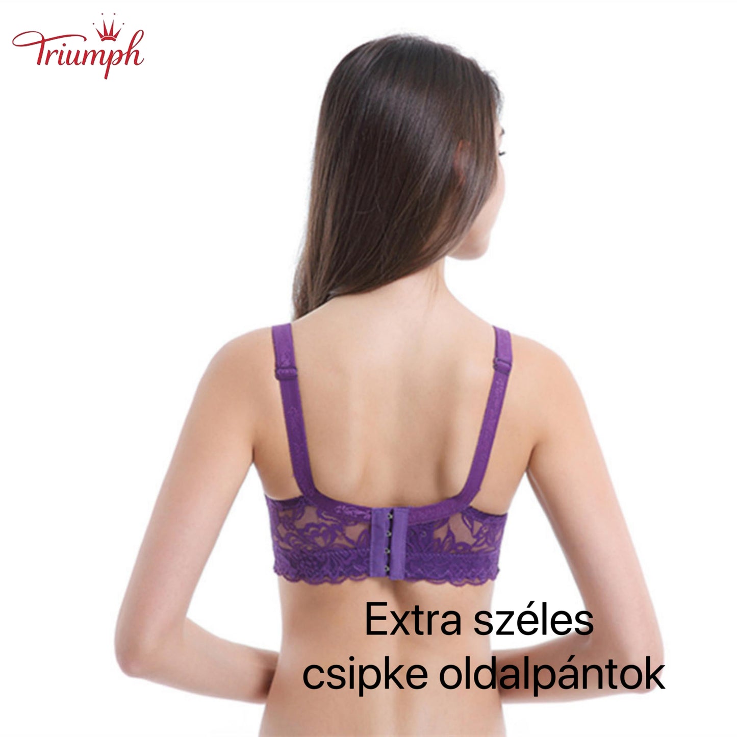 Triumph - Ingyenes Kiszállítás，3 Csomagos Csipkés Push-Up Melltartó，Kényelmes és Légáteresztő