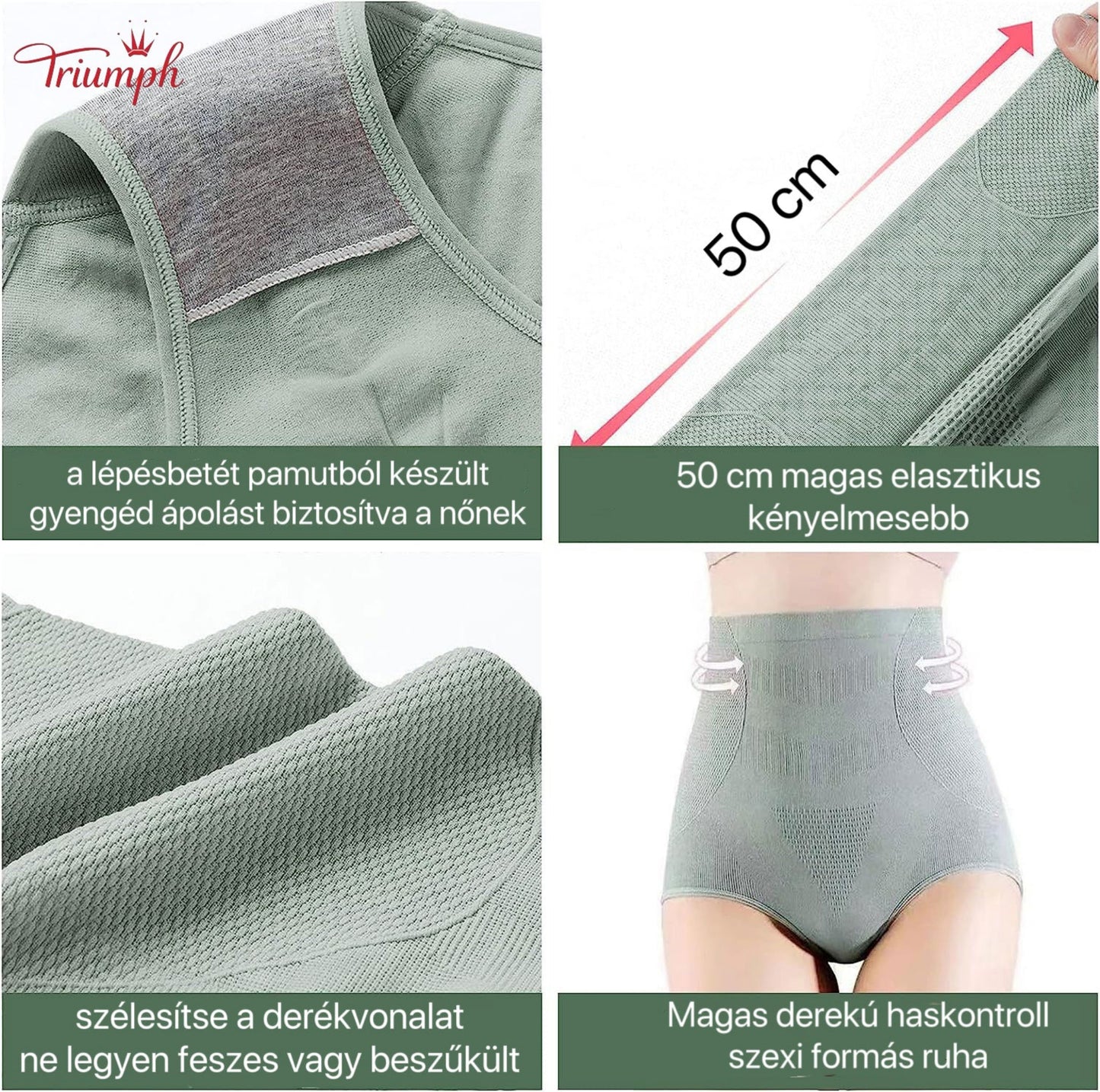 “Triumph” 5-sztuk bielizny modelującej damskie wyszczuplające brzuch urządzenie do modelowania sylwetki pod sukienką Maidenform pasy bardzo mocne bielizna-majtki ze średnim stanem