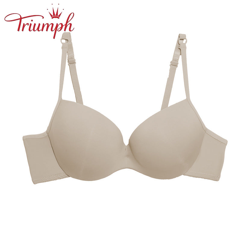 Triumph Дамски гъбен сутиен, 3 опаковки сутиен с лицеви опори, дишащ, лек, основни неща за грим за тяло Triumph